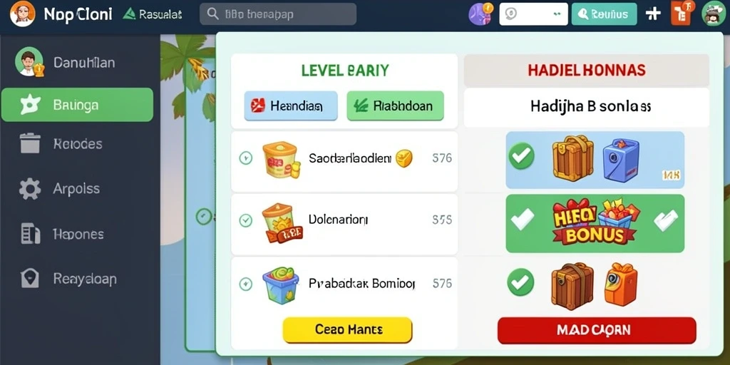 Pengalaman bermain yang interaktif dan seru.