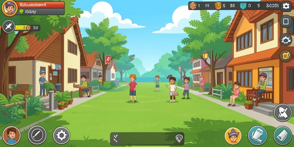 Mode multiplayer memungkinkan Anda bersaing dengan teman.