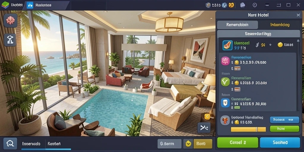 Cuplikan mode multiplayer dengan pemain lain.
